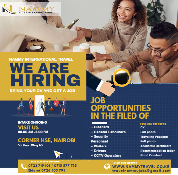 travel jobs kenya